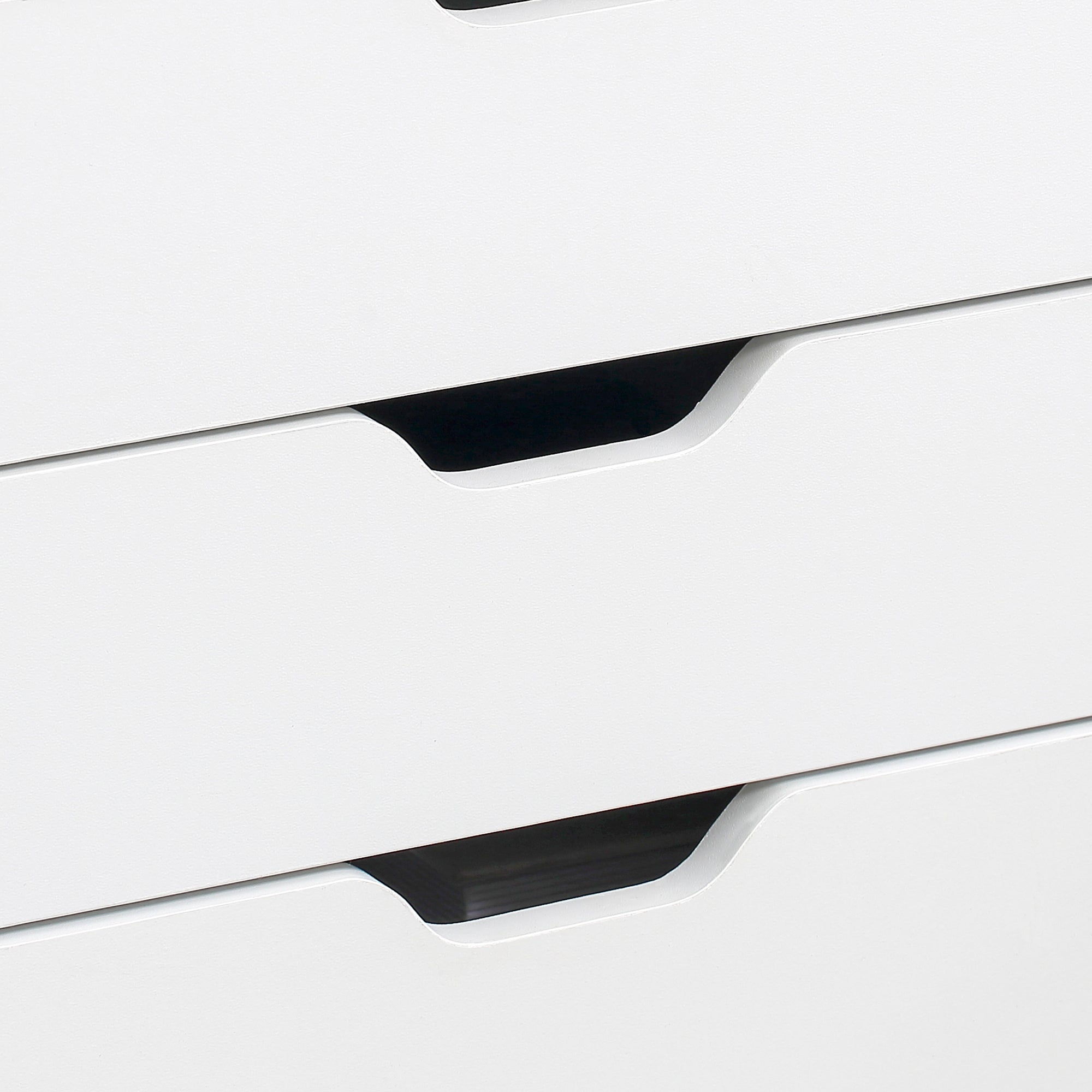 Vinsetto Seven-Drawer Filing Cabinet, with Wheels - White